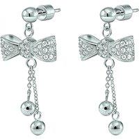 Folli Follie Women's 3E15F003C Pair Of Earrings in Silver