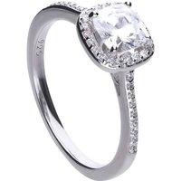 Diamonfire Women's R3626-17 Classic Ring in Silver