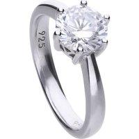 Diamonfire Women's R3622-16 Carats Ring in Silver