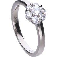 Diamonfire Women's R3640-16-5 Classic Ring in Silver