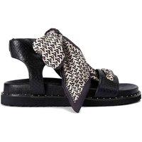 Carvela Women's 'Sorrento Scarf Sandal' Sandals in Black | Size: 3