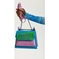 House of Holland Women's Acrylic Logo Satchel Bag