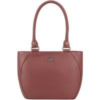 Dents Women's Oxford Leather Shoulder Bag in Pink