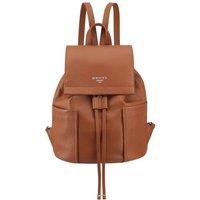 Dents Women's Caldria Leather Backpack in Brown