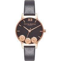 Olivia Burton Women's OB16CH05 30mm Quartz Watch in Black