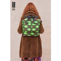 Orla Kiely Women's Vegan Backpack with Adjustable Straps & Printed Finish in Green