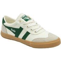 Gola Women's 'Badminton' Canvas Lace-Up Trainers in Off-White | Size: 3