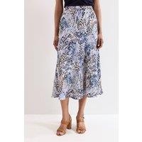 Phase Eight Women's Adola Animal Skirt in Light Blue | Size: 14