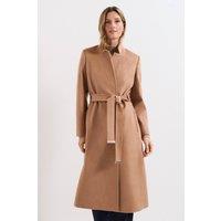 Phase Eight Women's Charlotte Wool Coat in Light Tan | Size: 10