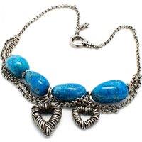 Folli Follie Women's 4N0T051KU Necklace in Blue