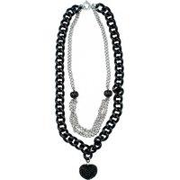 Folli Follie Women's 4N0T096KM Necklace in Black