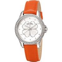Folli Follie Women's WF15A031SPW 35mm Quartz Watch in Orange