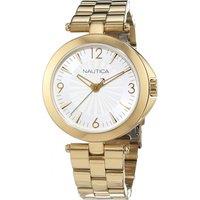 Nautica Women's NAD14001L 35mm Quartz Watch in Gold