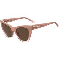 Love Moschino Women's MOL070-S-FWM Cat Eye Sunglasses in Brown
