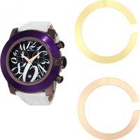 Glam Rock Women's GR32112 44mm Quartz Watch in White