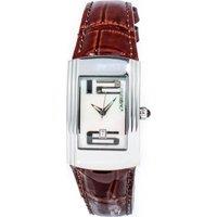 Chronotech Women's CT7017L-03 25mm Quartz Watch in Brown