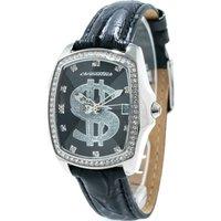Chronotech Women's CT7896LS-103 33mm Quartz Watch in Black