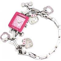 Chronotech Women's CT6323L-13M 20mm Quartz Watch in Silver