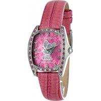 Chronotech Women's CT7094SS-37 30mm Quartz Watch in Pink