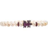 Lancaster Women's JLA-BR-FROG-5-WH Bracelet in Pink