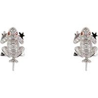 Lancaster Women's JLA-EAR-FROG-1 Pair Of Earrings in Silver