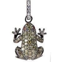 Lancaster Women's JLA-PEN-FROG-3 Charm in Black