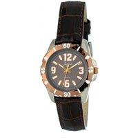 Justina Women's 21985 32mm Quartz Watch in Brown