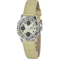 Justina Women's 32552H 30mm Quartz Watch in Beige
