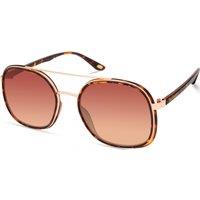 Skechers Women's SE6184-5952F Square/Rectangle Sunglasses in Brown