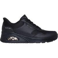 Skechers Women's Uno - Slip-Ins Duraleather & Mesh Fashion Sneaker Black | Size: 3