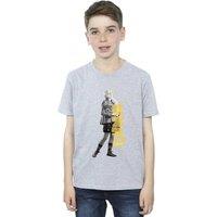 Harry Potter Boy's Luna Lovegood T-Shirt in Grey | Size: 3-4 Years