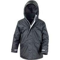 Result Core Winter Parka in Black | Size: 9-10 Years