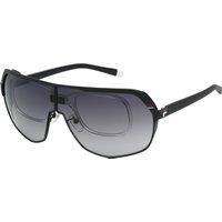 FILA Men's SFI125990531 Shield Sunglasses in Black