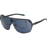 FILA Men's SFI125990627 Shield Sunglasses in Black