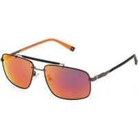 FILA Men's SFI210V60K56R Square/Rectangle Sunglasses in Black