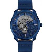 Police Men's PL.15714JSBL-03B 42mm Quartz Watch in Blue