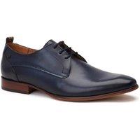Base London Men's Gambino Lace Up Derby Shoe in Navy | Size: 12