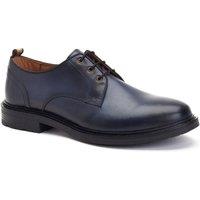 Base London Men's Dime Derby Shoe in Navy | Size: 11