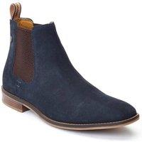Base London Men's Virgil Chelsea Boot in Navy | Size: 10
