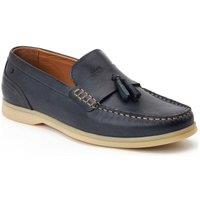 Base London Men's Bonito Loafer in Navy | Size: 8