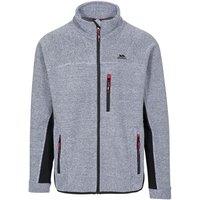 Trespass Men's Jynx Full Zip Fleece Jacket in Light Grey | Size: Large