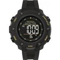 Nautica Men's NAI19523G 54mm Quartz Watch in Black