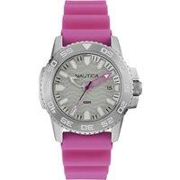 Nautica Men's NAI12533G 42mm Quartz Watch in Pink