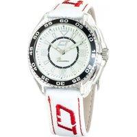 Chronotech Men's CC6280L-04 Quartz Watch in White