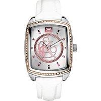 Marc Ecko Men's E95041G1 40mm Quartz Watch in White