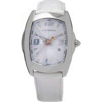 Chronotech Men's CT7504M-B 39mm Quartz Watch in White