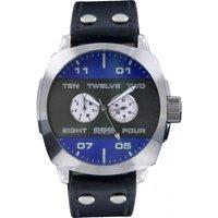 666Barcelona Men's 666-253 47mm Quartz Watch in Black