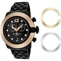 Glam Rock Men's GR32183 44mm Quartz Watch in Black