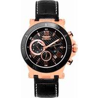 Bobroff Men's BF1001M15 44mm Quartz Watch in Black