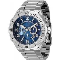 Invicta Men's IN-40507 Aviator 50mm Quartz Watch in Silver